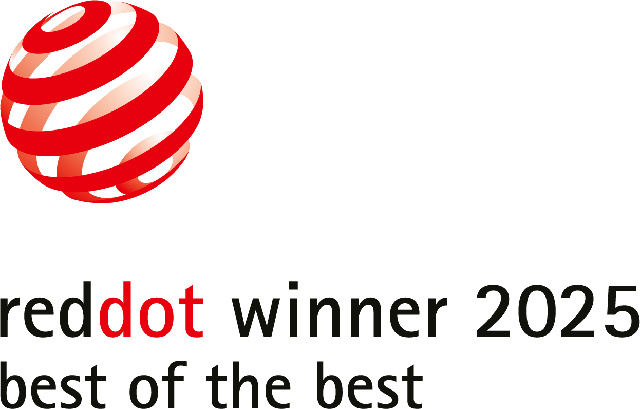 Red Dot award label